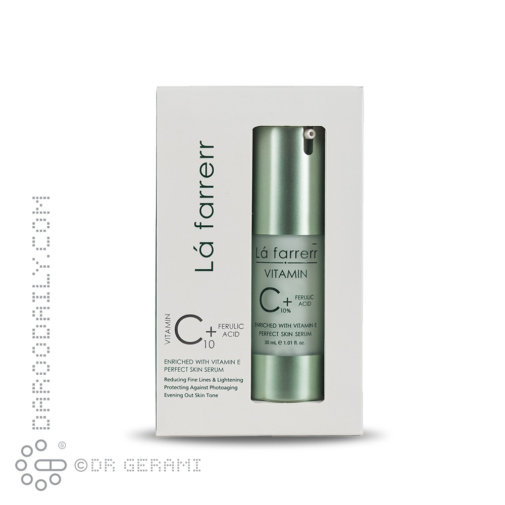 سرم روشن کننده پوست 10 درصد ویتامین C لافارر 30 میلی لیتری