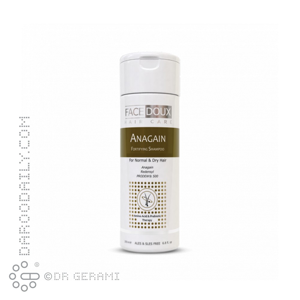 شامپو آناگين ضد ريزش موهای خشک فیس دوکس 200 میلی لیتری