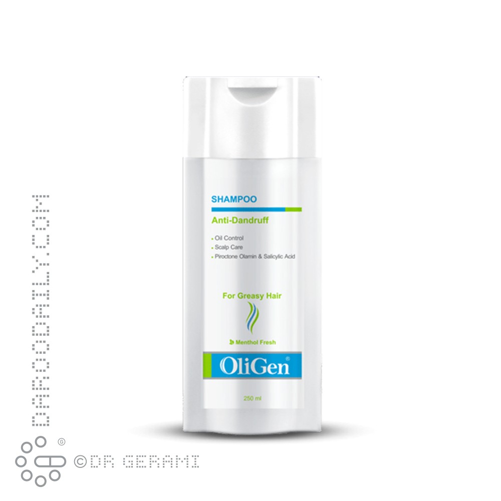 شامپو ضد شوره موهای چرب الی ژن 250 میلی لیتری