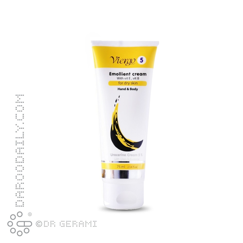 کرم نرم کننده پوست خشک حاوی اوراسرین 5 درصد ویرگو 75 میلی لیتری