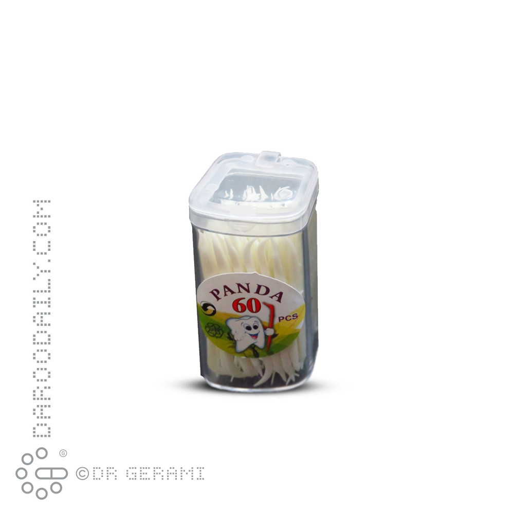 خلال دندان پلاستیکی پاندا 60 عددی