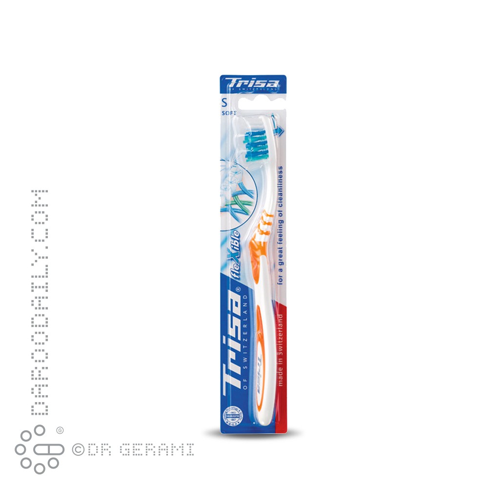 مسواک بزرگسال برس نرم مدل Flexible تریزا