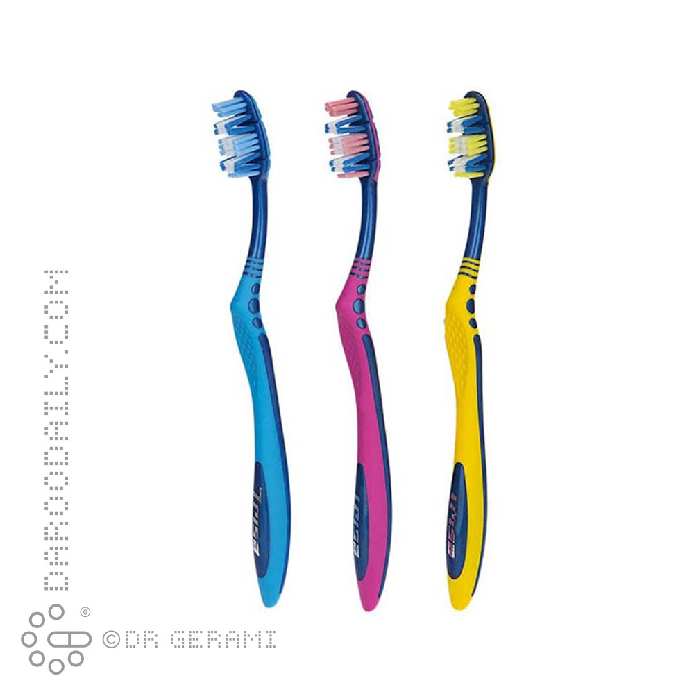 مسواک بزرگسال برس متوسط مدل Flexible Head تریزا