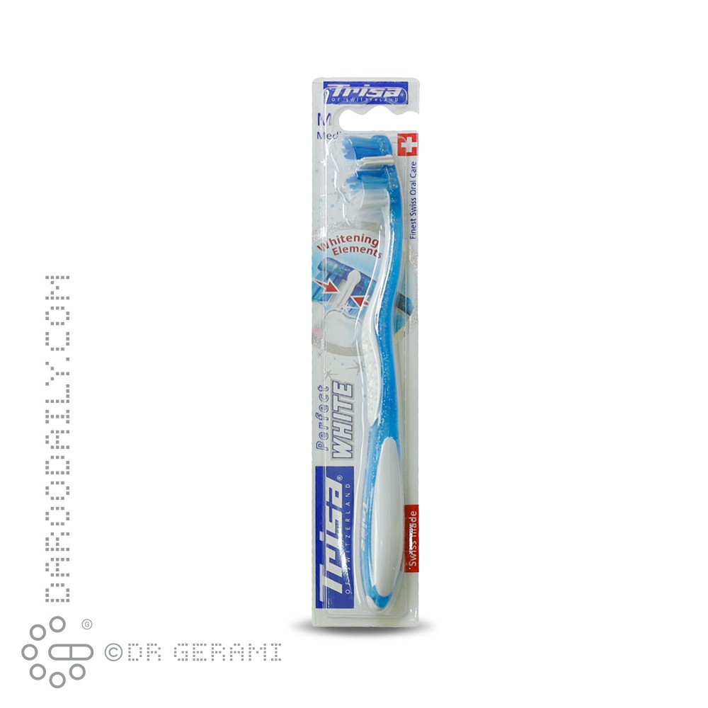 مسواک بزرگسال برس متوسط مدل Perfect White تریزا