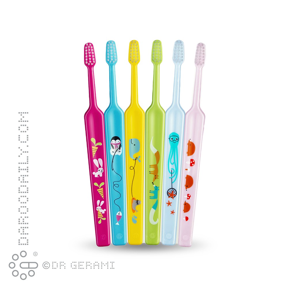 مسواک کودک با برس بسیار نرم مدل Mini Extra تپه