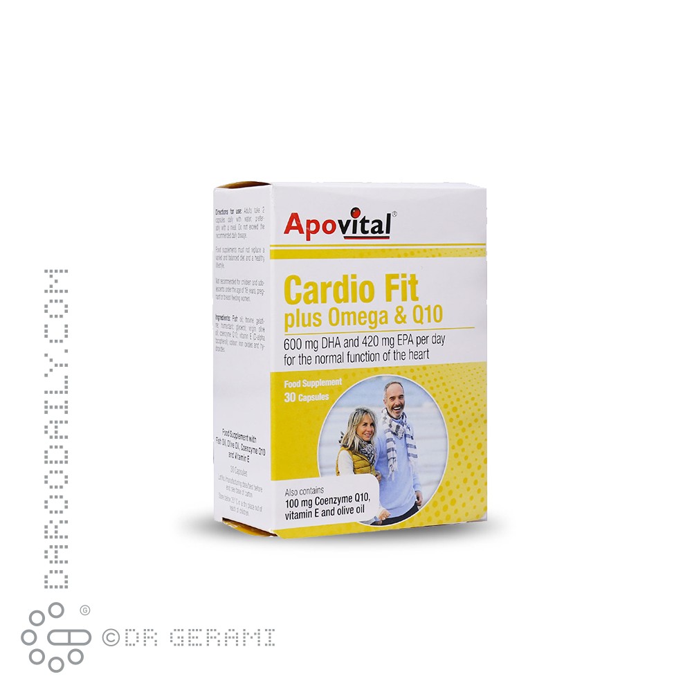 کپسول کار دیوفیت پلاس امگا و کیوتن آپوویتال 30 عددی