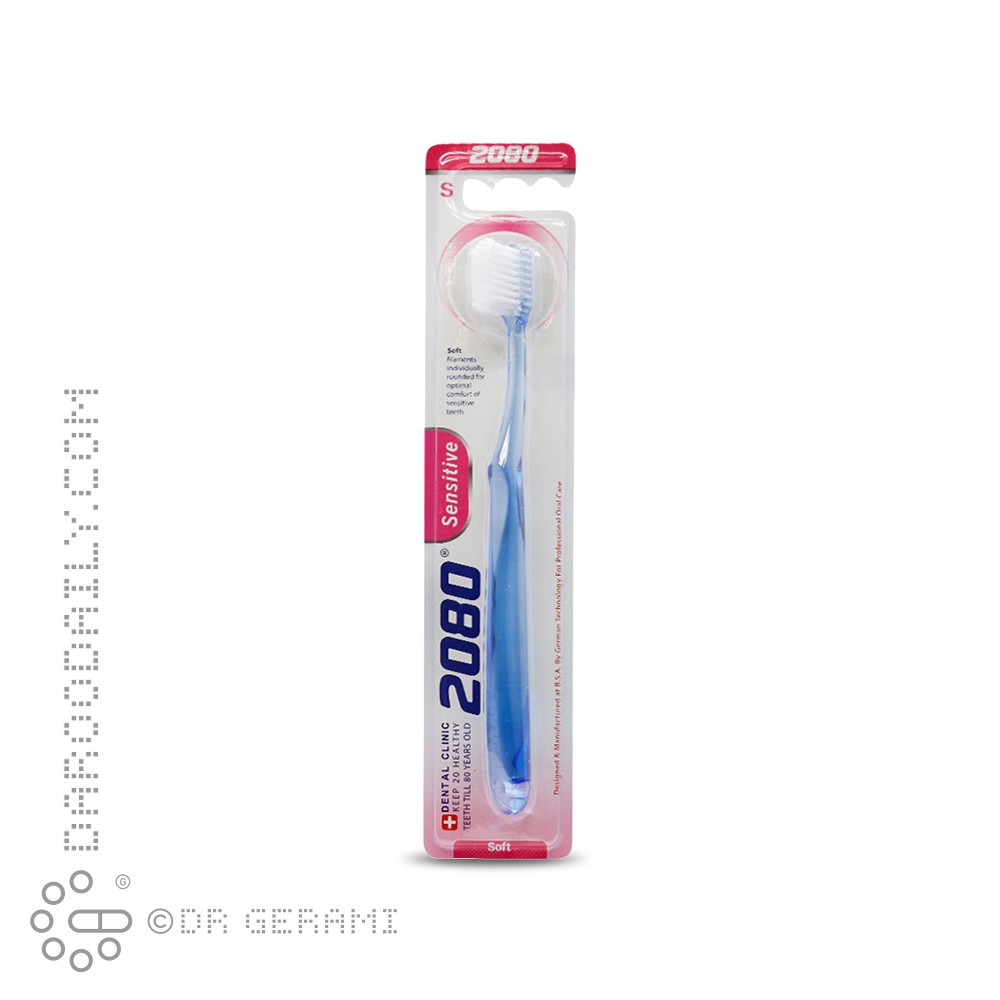 مسواک بزرگسال با برس نرم مدل سنستیو 2080