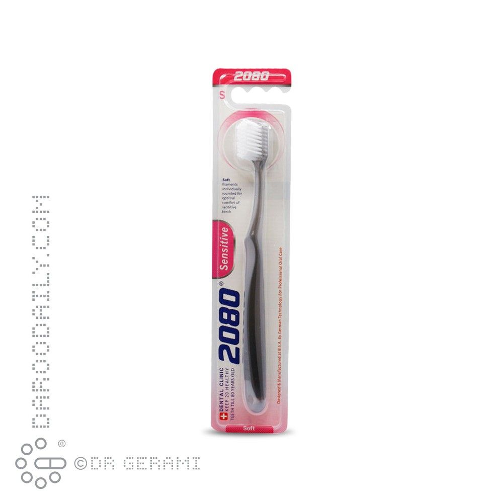 مسواک بزرگسال با برس نرم مدل سنستیو 2080