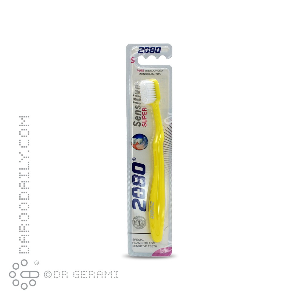 مسواک بزرگسال با برس بسیار نرم مدل سنستیو 2080