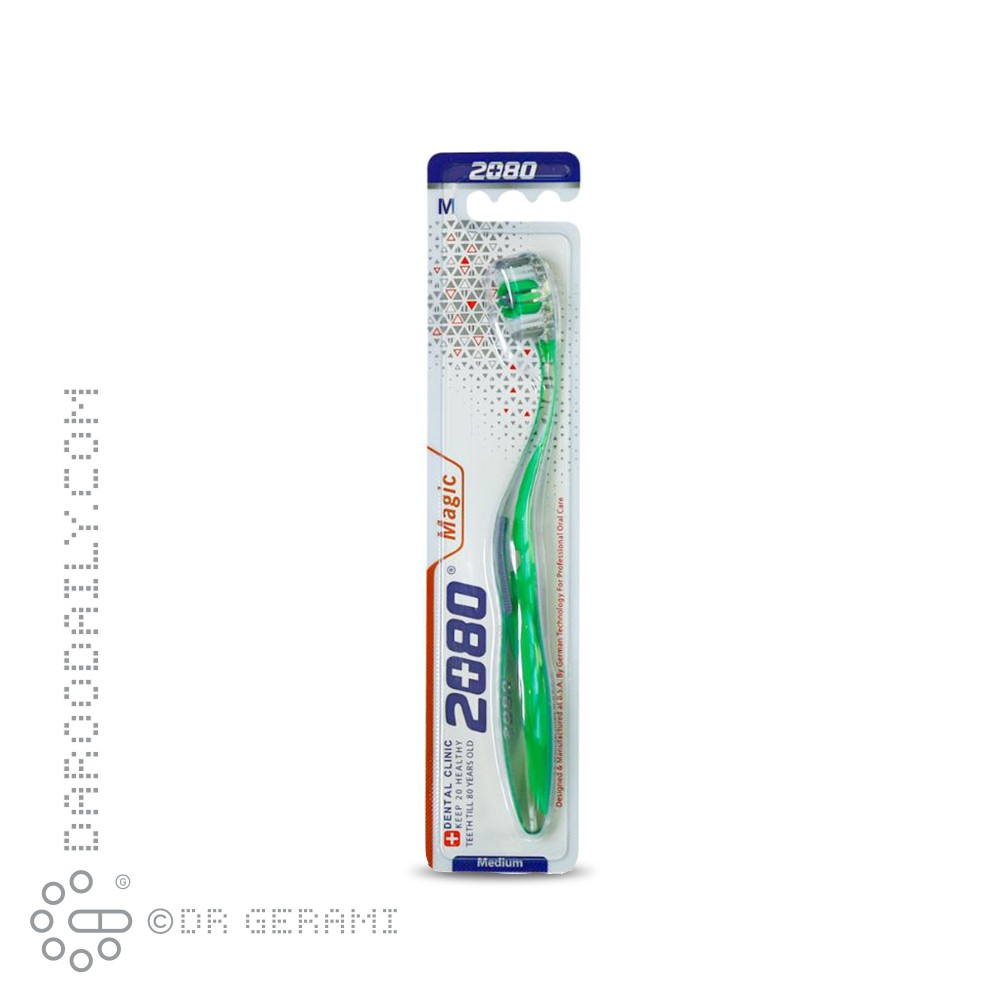 مسواک بزرگسال با برس متوسط مدل مجیک 2080