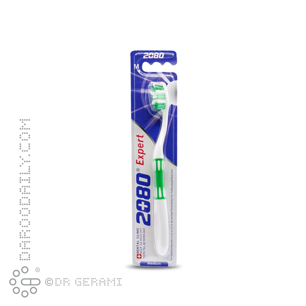 مسواک بزرگسال با برس متوسط مدل اکسپرت 2080