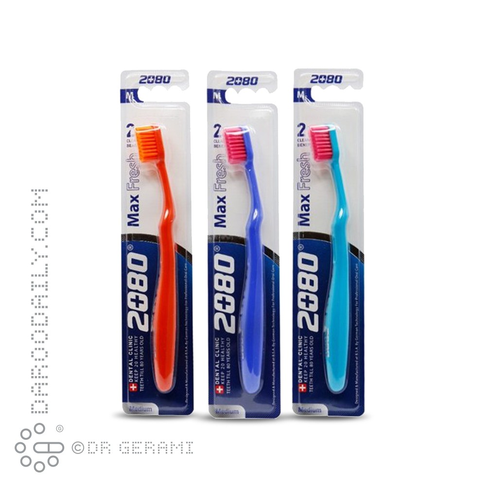 مسواک بزرگسال با برس متوسط مدل مکس فرش 2080
