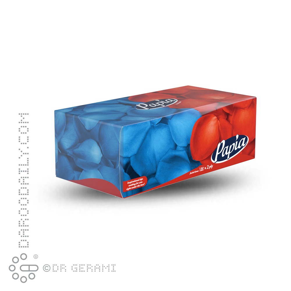 دستمال کاغذی دو لایه پاپیا 150 برگی