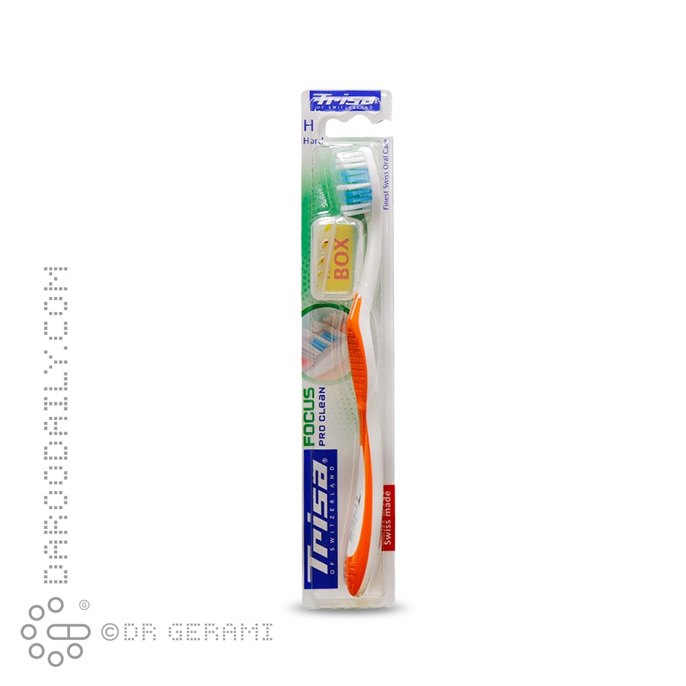 مسواک بزرگسال برس سخت مدل Focus Pro Clean تریزا