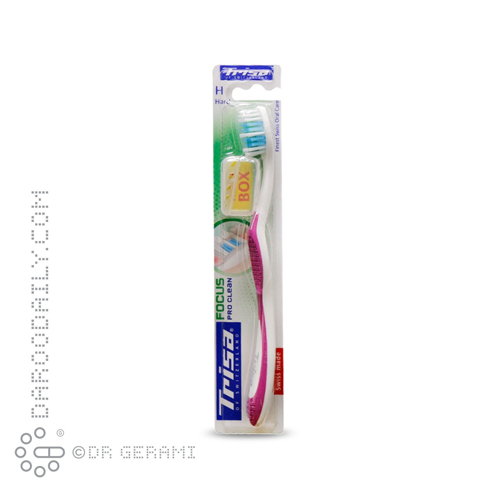 مسواک بزرگسال برس سخت مدل Focus Pro Clean تریزا