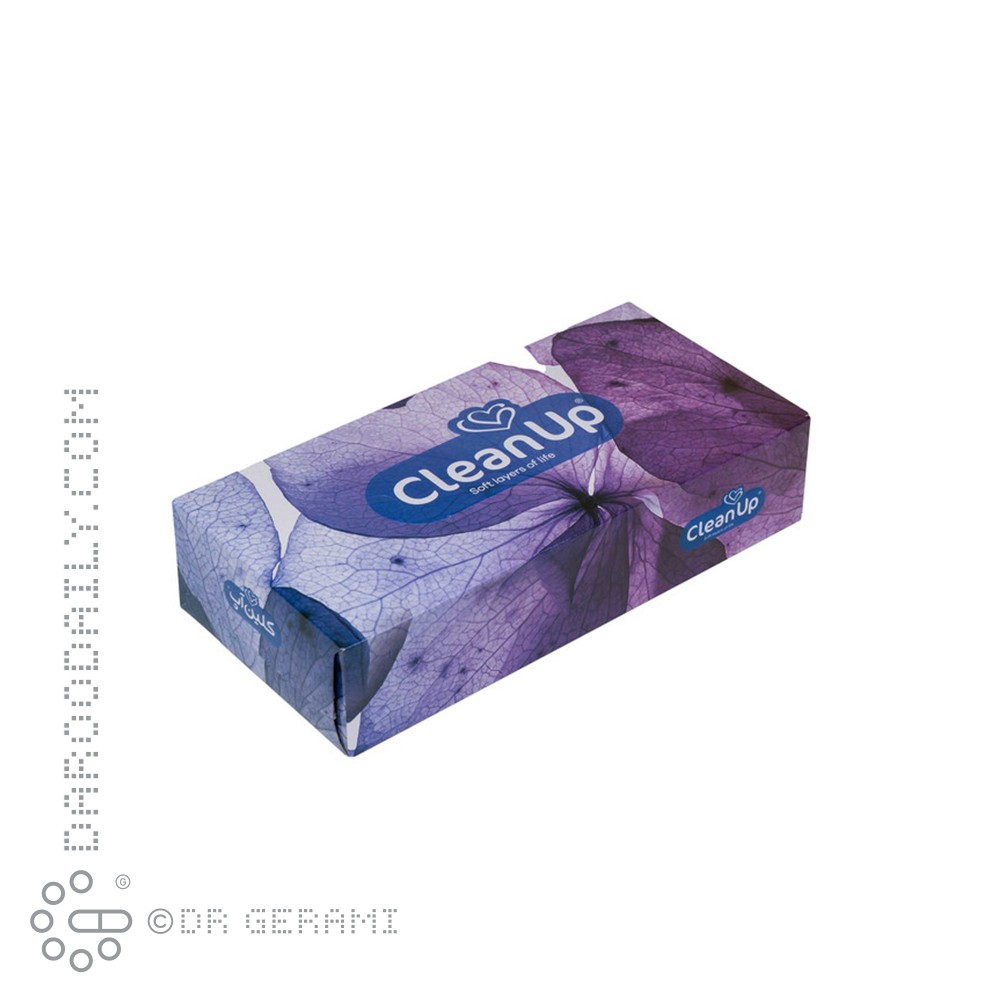 دستمال کاغذی دو لایه کلین آپ 100 برگی