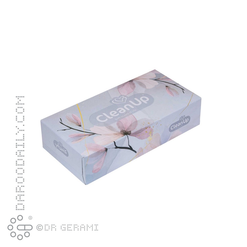 دستمال کاغذی دو لایه کلین آپ 100 برگی