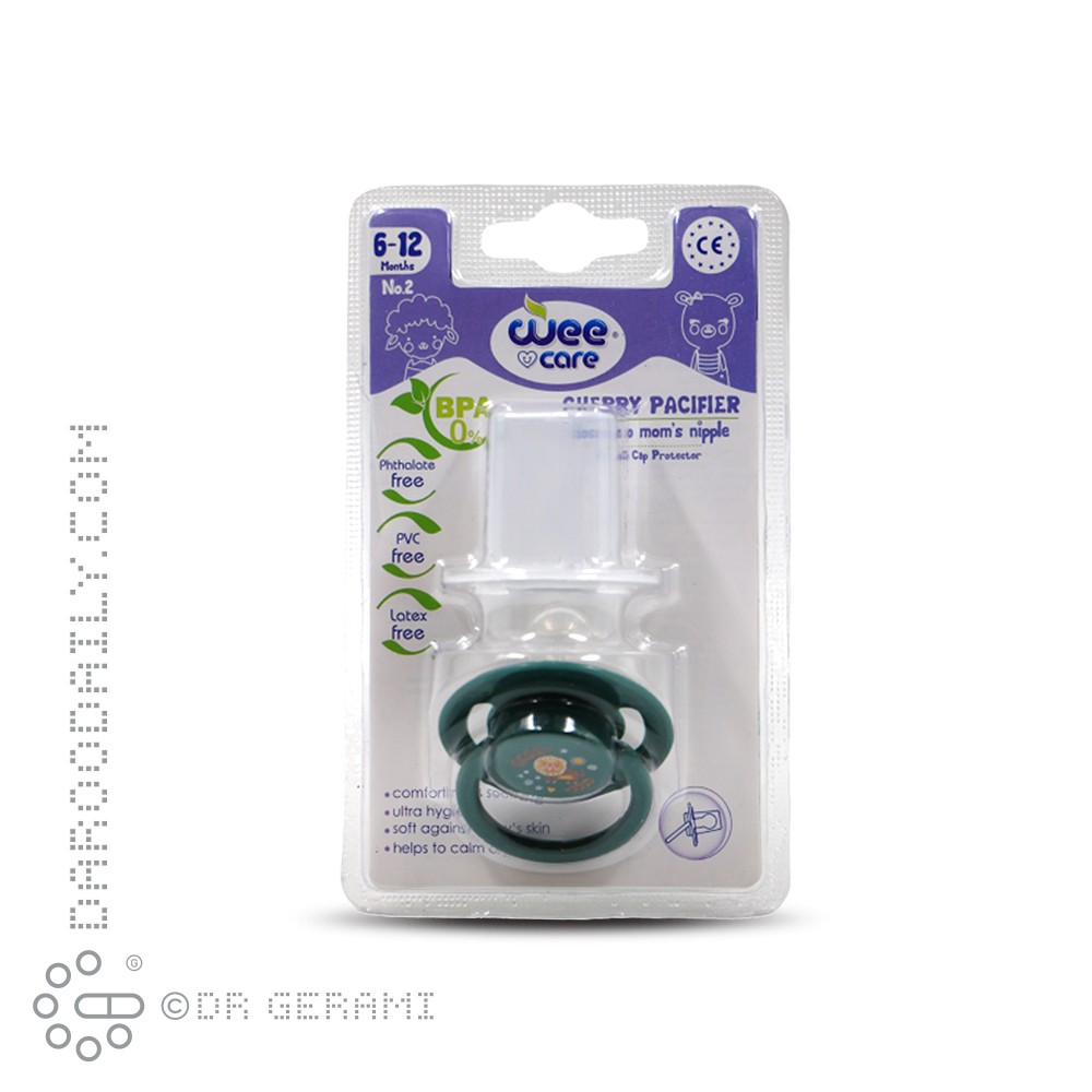 پستانک قابدار گیلاسی وی کر سایز 2