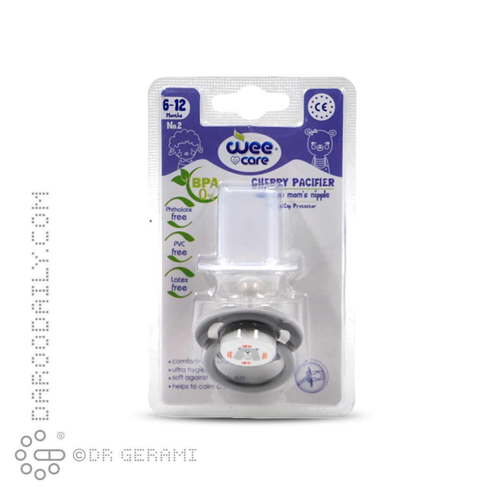 پستانک قابدار گیلاسی وی کر سایز 2