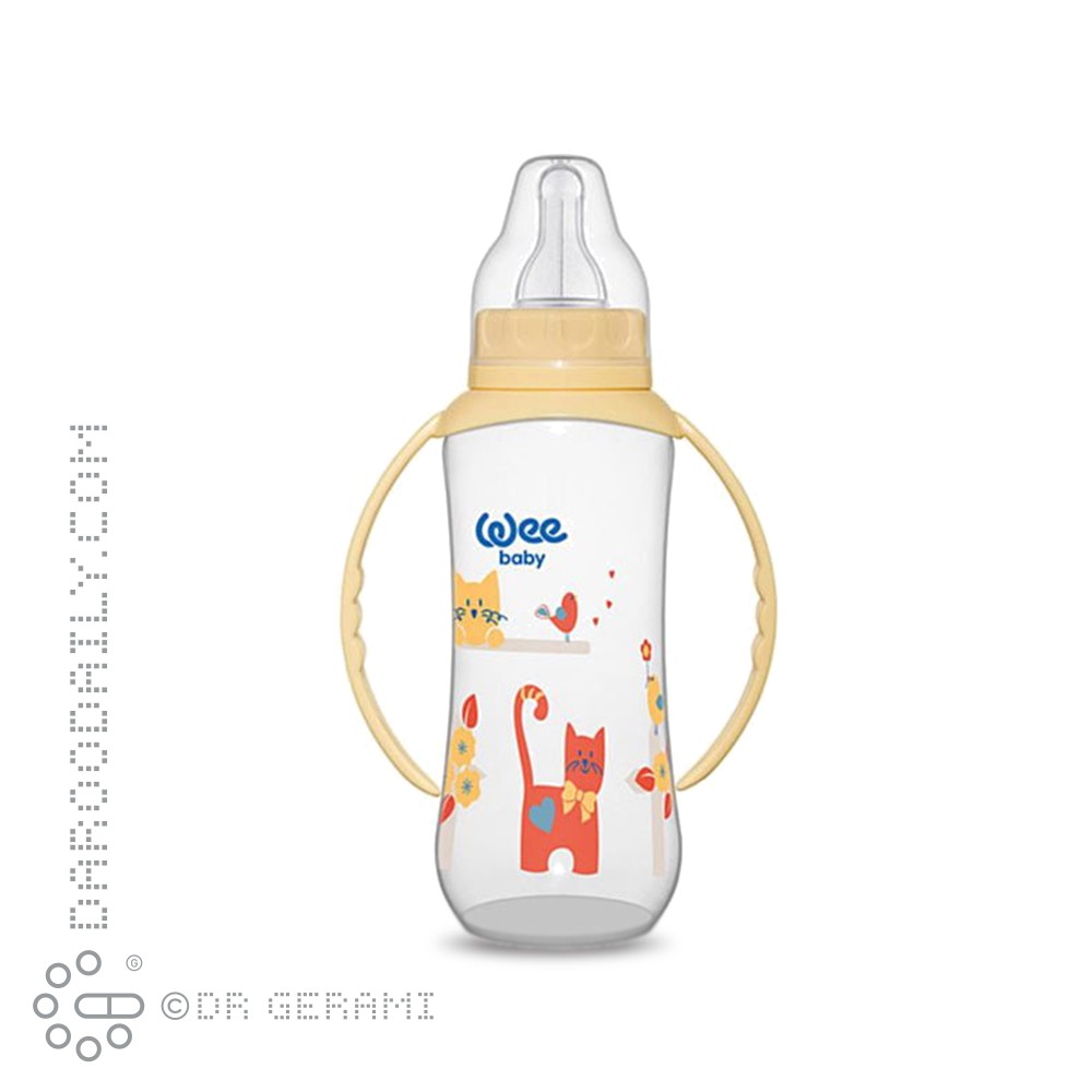 شیشه شیر دسته دار وی کر 270 میلی لیتری