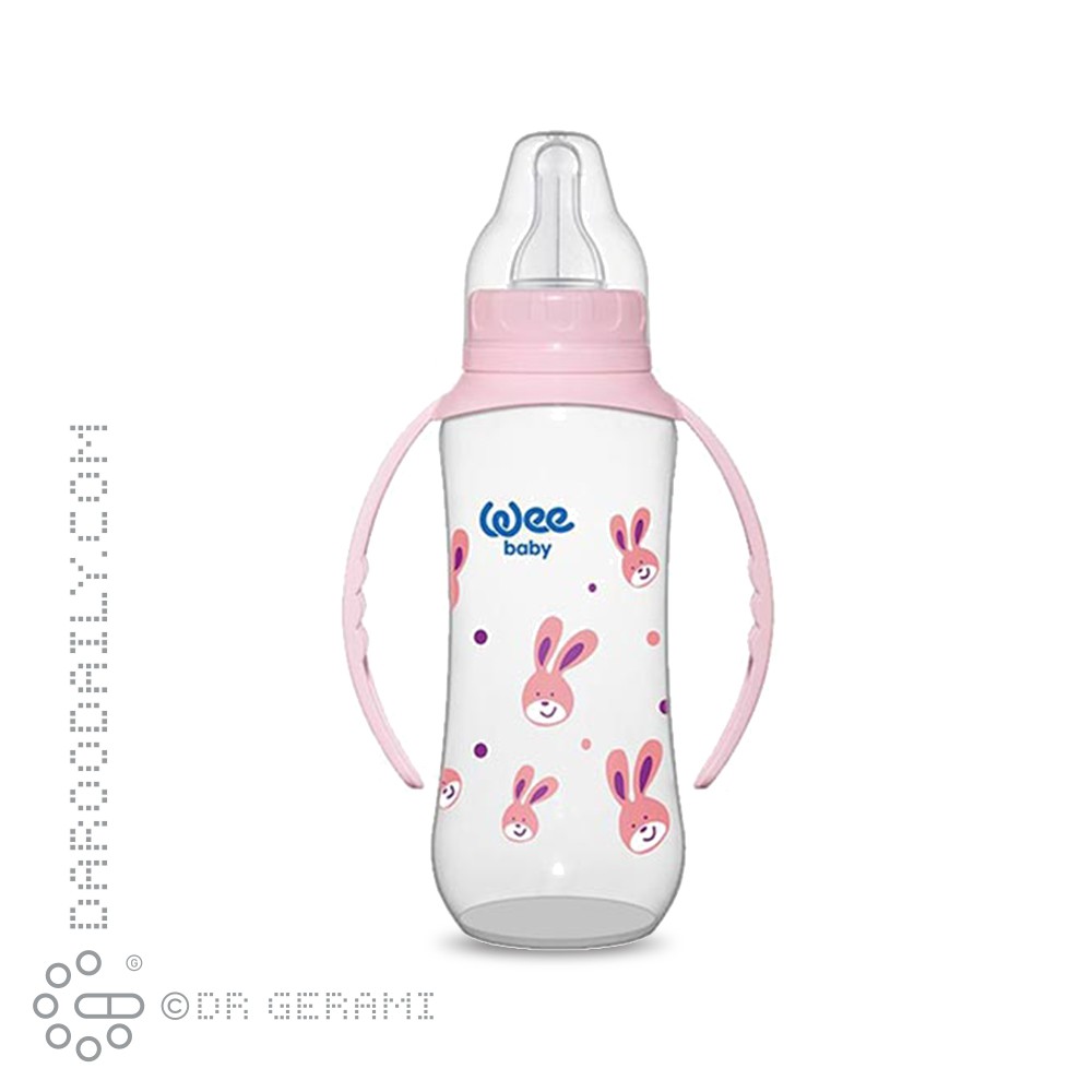 شیشه شیر دسته دار وی کر 270 میلی لیتری