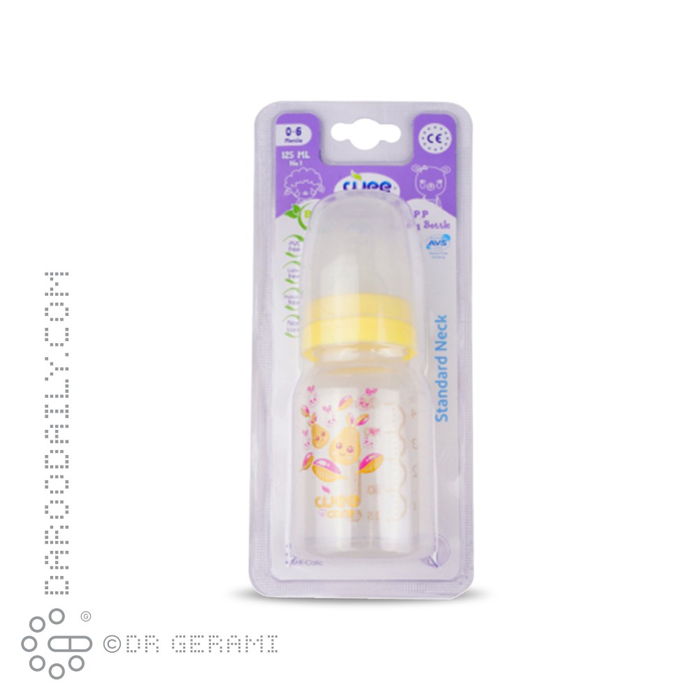 شیشه شیر شفاف وی کر 125 میلی لیتری