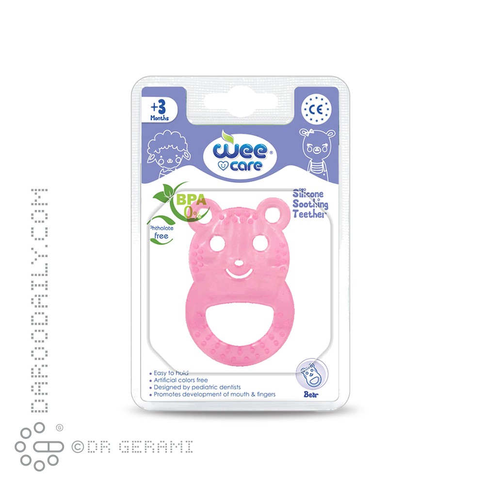 دندان گیر سیلیکونی طرح خرس وی کر