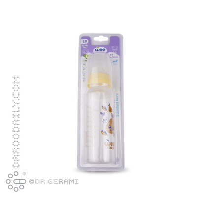 شیشه شیر شفاف وی کر 250 میلی لیتری