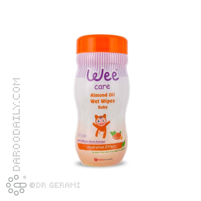 دستمال مرطوب کودک حاوی روغن بادام وی کر 70 عددی