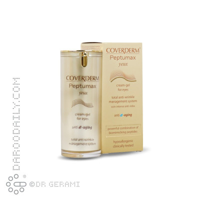 کرم ژل ضد چروک دور چشم مدل Peptumax کاوردرم 15 میلی لیتری