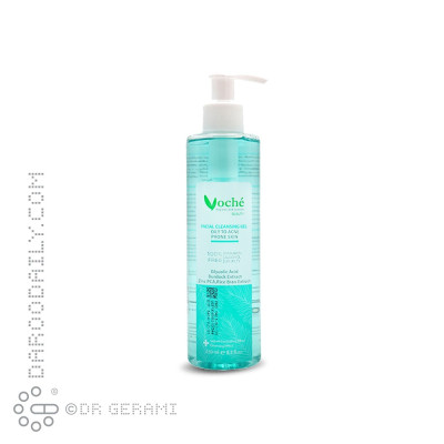 ژل شستشوی صورت پوست چرب وچه 250 میلی لیتری