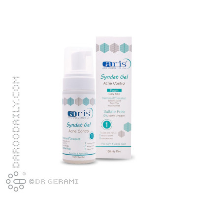 فوم ژل شستشو پوست چرب و جوش دار آریس 150 میلی لیتری