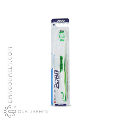 مسواک بزرگسال با برس متوسط مدل پاور پلاس 2080