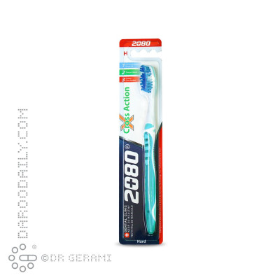مسواک بزرگسال با برس متوسط مدل کراس اکشن 2080