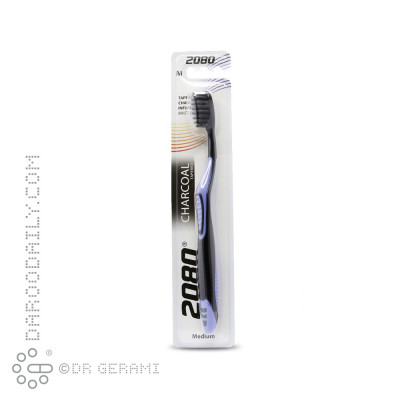 مسواک بزرگسال با برس متوسط مدل ذغالی تیپرد 2080