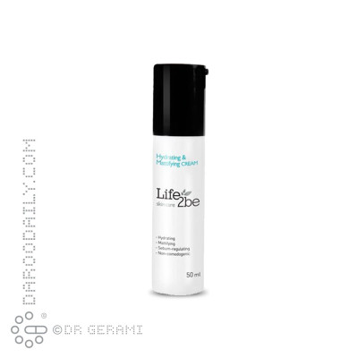 کرم آبرسان و مات کننده پوست لایف توبی 50 میلی لیتری