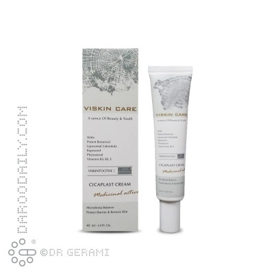کرم ترمیم کننده و بازسازی کننده پوست ویسکین کر 40 میلی لیتری