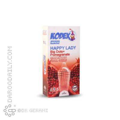 کاندوم خاردار مدل Happy Lady کدکس 10 عددی