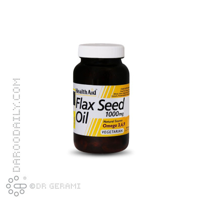 سافت ژل فلکسید اویل 1000 میلی گرمی هلث اید 60 عددی