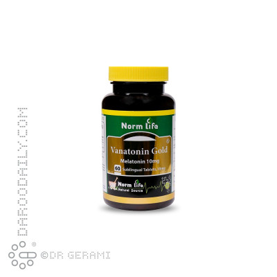 قرص زیر زبانی واناتونین گلد 10 میلی گرمی نورم لایف 60 عددی