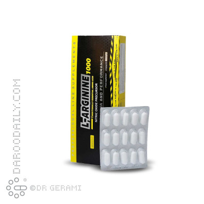 قرص ال آرژنین 1000 میلی گرمی ژن استار 120 عددی