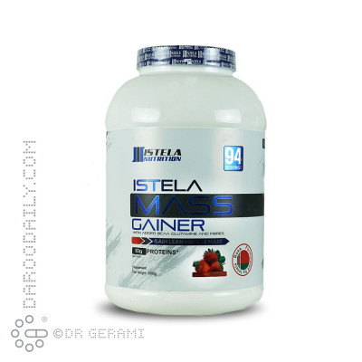 پودر مس گینر با طعم توت فرنگی استلا نوتریشن 3000 گرمی