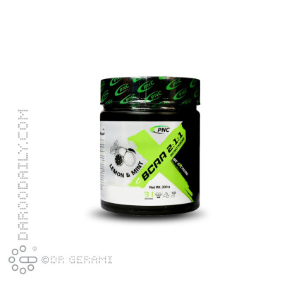 پودر بی سی ای ای 2:1:1 با طعم توت فرنگی لیمو پی ان سی کارن 200 گرمی