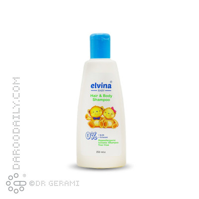 شامپو سر و بدن کودک الوینا 250 میلی لیتری