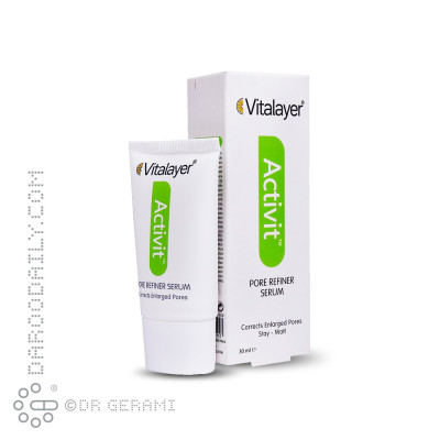 سرم جمع کننده منافذ باز صورت مدل Activit ویتالیر 30 میلی لیتری