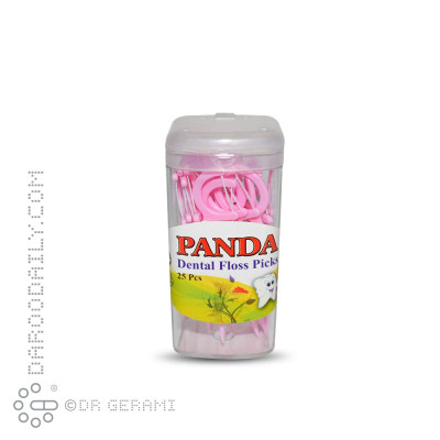 نخ دندان کمانی پاندا 25 عددی