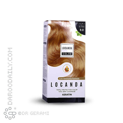 کیت رنگ مو بلوند خیلی روشن سری طبیعی لوکاندا شماره 9.0