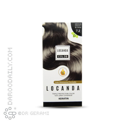 کیت رنگ مو بلوند دودی متوسط سری دودی لوکاندا شماره 7.2