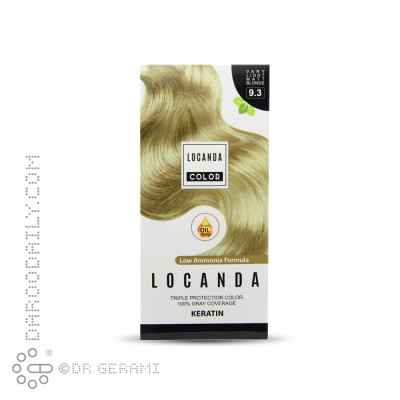 کیت رنگ مو بلوند زیتونی مات خیلی روشن سری زیتونی لوکاندا شماره 9.3