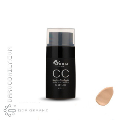 سی سی کرم پودر بژ طبیعی SPF12 وینا شماره 103